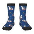 thumbnail image 1 of Honeii Cute Shark Print Children's Colorful Socks,Unisex Kids and Toddlers' Cushioned Sock,Kids Athletic Crew Socks,for Everyday Wear and Sports, 1 of 5