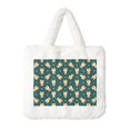 thumbnail image 1 of Honeii Cute Shiba Print Fluffy Shoulder Bag Plush Bags Women Ladies Tote Bag Fluffy Furry Purse Handbag for Autumn and Winter, 1 of 7