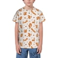 thumbnail image 1 of Honeii Cute Squirrel Fall Print Youth Short Sleeve T-Shirt,Boys Athletic Shirt,Quick Dry Short Sleeve Performance Moisture Wicking T Shirt, 1 of 6