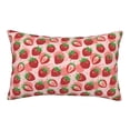 thumbnail image 1 of Honeii Cute Strawberry Decorative Throw Pillow Case - Elevate Your Couch, Sofa, or Bed with Stylish Home Decor, Perfect Gift Idea-14"x20", 1 of 6