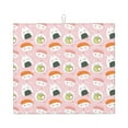 thumbnail image 1 of Honeii Cute Sushi (2) for Dish Drying Mat for Kitchen Counter, Non-slip Rubber Backed, Hide Stain Kitchen Super Absorbent Draining Mat, Dish Rack Pad, 1 of 8