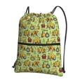 thumbnail image 1 of Honeii Cute Tractor Print Drawstring Backpack,String Bag,Sackpack Cinch Water Resistant Nylon for Gym Shopping Sport Yoga, 1 of 6