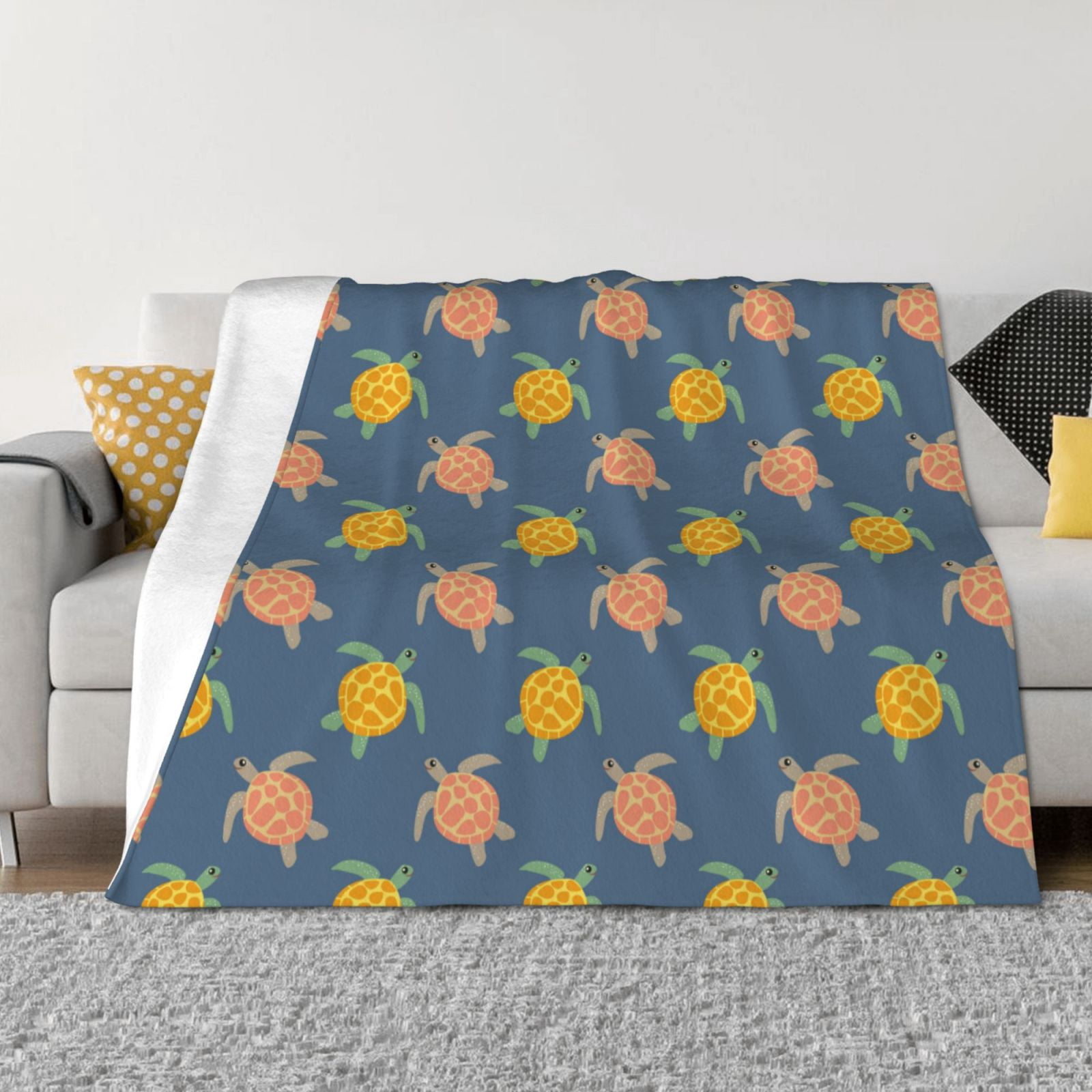 Turtley Cozy Quilted Blanket NCU0TH659