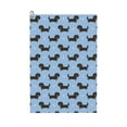 thumbnail image 1 of Honeii Dachshund Dog Print Golf Towel, Golf Towels for Golf Bag with Carabiner Clip, Tri-fold Waffle Pattern Golf Towel, 1 of 6