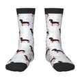 thumbnail image 1 of Honeii Dachshund Dog Print Children's Colorful Socks,Unisex Kids and Toddlers' Cushioned Sock,Kids Athletic Crew Socks,for Everyday Wear and Sports, 1 of 5