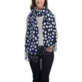 thumbnail image 1 of Honeii Daisies Flowers Print Scarf Oversized Scarf Tassel Fall Winter Thick Scarf Warm Shawl Women,Women's Scarves & Wraps, 1 of 8