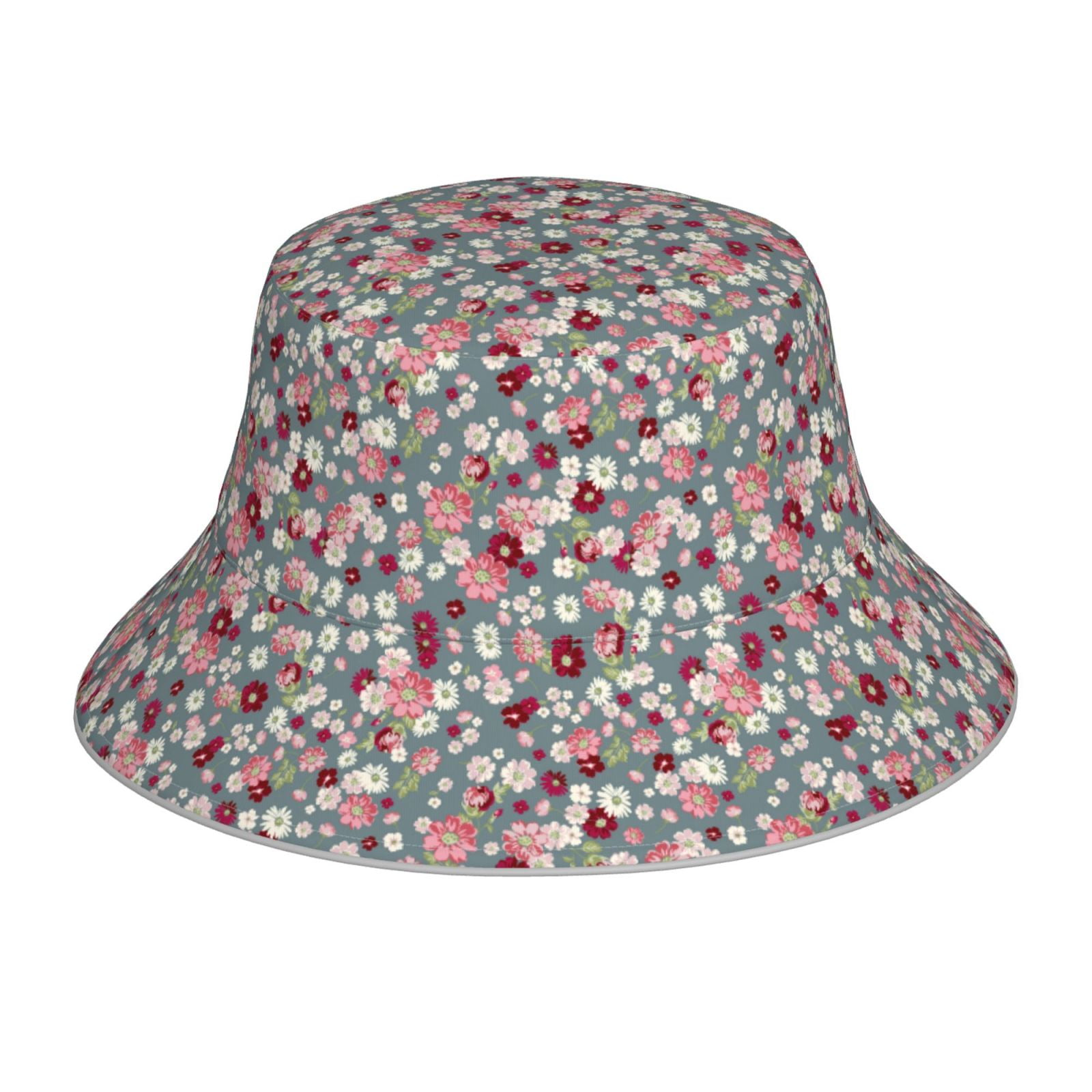 Honeii Daisies Flowers for Unisex Bucket Hat Waterproof Rain Hat ...