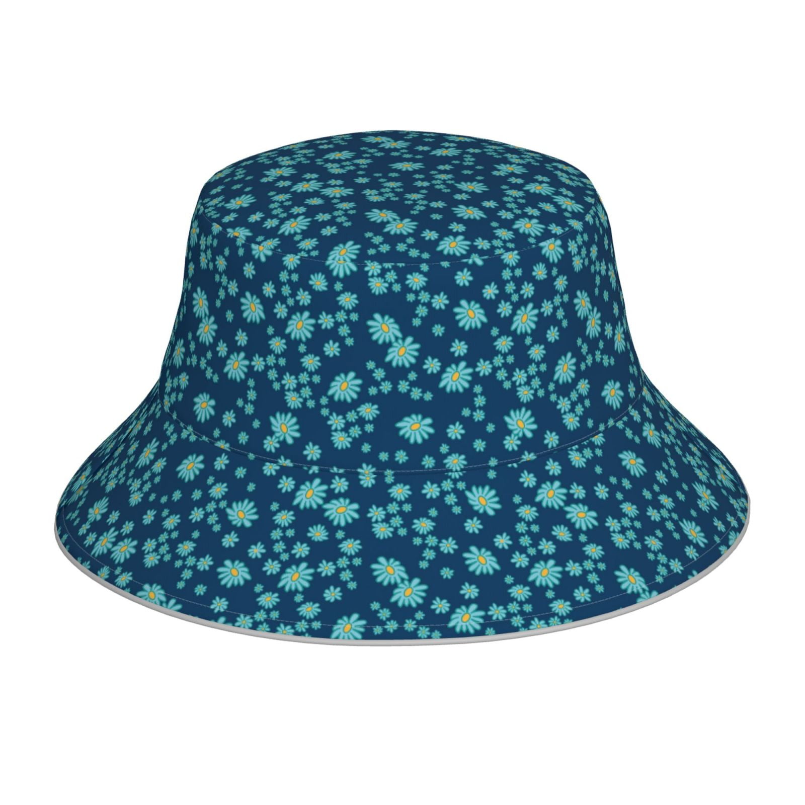 Honeii Daisies Flowers for Unisex Bucket Hat Waterproof Rain Hat ...
