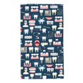 thumbnail image 1 of Honeii Dental Print Quick-Dry Microfiber Towel, Shower Towel 27.5x16in,Absorbent Bathroom Towel for Beach, Pool, and Travel, 1 of 6