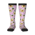thumbnail image 1 of Honeii Different Avocados Print Long Socks,Novelty Design Socks Gift for Men and Women,Crew Socks,Calf Socks, 1 of 1