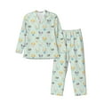 thumbnail image 1 of Honeii Different Breeds of Dogs Pattern Mens Pajamas Set,2pcs Men's Lounge Long Sleeve Sleep Shirt and Pajama Bottoms Sleepwear Set,Mens Pjs Sets-XX-Large, 1 of 7