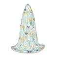 thumbnail image 1 of Honeii Different Breeds of Dogs Print Poncho Cape, Cloak Coat, Snuggly Hooded Wearable Blanket, Hooded Cape For Teenagers,Halloween Costumes-Large, 1 of 7