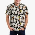 thumbnail image 1 of Honeii Different Ghosts Print Polo Shirt, A Classic Short-Sleeved, Button-Down Golf Shirt for Men,Mens Polo Shirts Short Sleeve-X-Large, 1 of 6