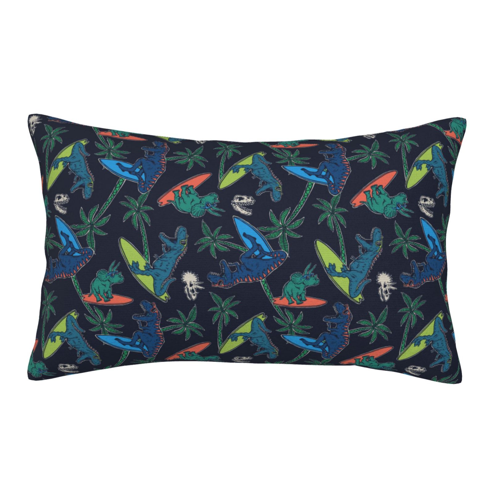 Honeii Dinosaur Decorative Throw Pillow Case Elevate Your Couch, Sofa