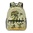 thumbnail image 1 of Honeii Dinosaur Print Backpack for Both Men and Women, Basic Bookbag for College, Work, or Travel,Rucksack Computer Bag-One Size, 1 of 5