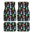thumbnail image 1 of Honeii Disco Mirror Ball Snowman Print Car Foot Mat Four-Piece Set - Front & Rear Universal Car Floor Mats for SUVs, Trucks, Sedans, 1 of 7