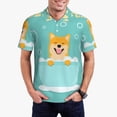 thumbnail image 1 of Honeii Dogs Loves Bath Print Polo Shirt, A Classic Short-Sleeved, Button-Down Golf Shirt for Men,Mens Polo Shirts Short Sleeve-3X-Large, 1 of 6