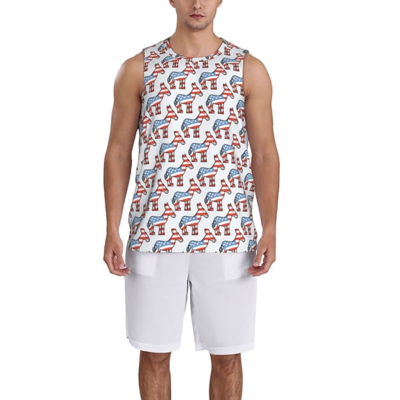 Honeii Donkey print basktball shirt for men and women, Unisex basketball jersey for Theme party-XX-Large
