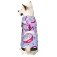 thumbnail image 1 of Honeii Dragon Fruit Print Small Dog Hoodies Pet Hooded Sweatshirts Fall Winter Puppy Cat Sweaters Warm Clothes for Small Dogs Outfits Costume-XX-Large, 1 of 7