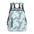 thumbnail image 1 of Honeii Dragonfly Floral Print Lightweight Backpacks,Carry on Backpack,Durable Backpack for School, Work & Travel, 1 of 7