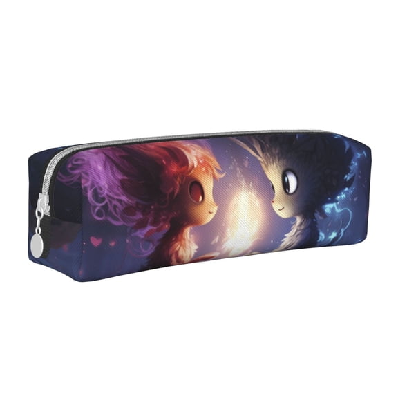 Honeii Dreamy Forest Elf Pattern Pencil Case, Pencil Pouch, Pencil Case Small, Pencil Pouch Aesthetic, PVC Pencil Pouch, Pencil Bag, Makeup Pouch