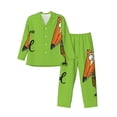 thumbnail image 1 of Honeii Drink Coffee And Do Good Pattern Mens Pajamas Set,2pcs Men's Lounge Long Sleeve Sleep Shirt and Pajama Bottoms Sleepwear Set,Mens Pjs Sets-, 1 of 7