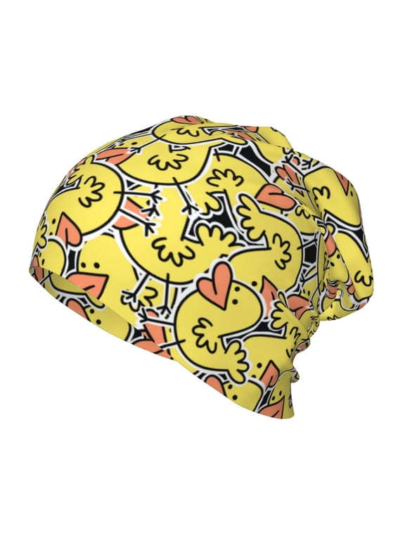 Ducks Print Kids Knit Beanie Watch Hat ,Knit Cap for Boys and Girls