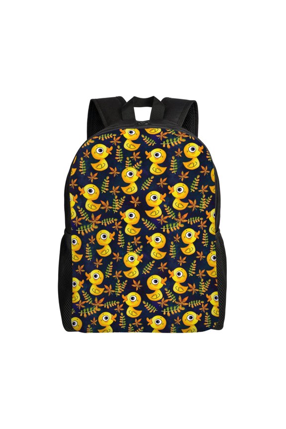 Ducks Print Laptop Backpack for Work, College, Travel, Daily Backpacks for Men Women, Sport Rucksack,Computer Bag