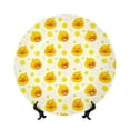 thumbnail image 1 of Honeii Ducky Cartoon Print Elegant Bone China Decorative Plate, Porcelain Plate,Art Crafts,Ceramic Ornaments for Home Office Wall Decor-10in, 1 of 2