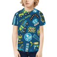 thumbnail image 1 of Honeii Dump Truck Print Kids Boy T-Shirt,Breathable Round Neck Tee,Stylish Summer Tee for Boys, for Outdoor Activities and Casual Wear, 1 of 7