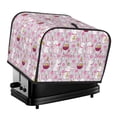 thumbnail image 1 of Honeii Easter Rabbit Print 4 slice Toaster Cover, Two Slice Toaster Dust-proof Cover For Kitchen Small Appliance and Fingerprint Protection, 1 of 1