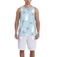 thumbnail image 1 of Honeii Easter Rabbit print basktball shirt for men and women, Unisex basketball jersey for Theme party-4X-Large, 1 of 6