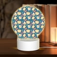 thumbnail image 1 of Honeii Eggs Toast Bacon And Arugula Print Acrylic LED Night Lamp,Round Touch-Control Night Light with 3 Lighting Modes,for Bedrooms, Living Rooms, and Gifting, 1 of 8