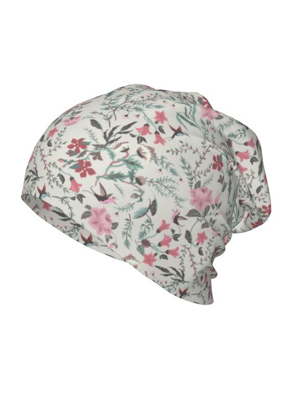Fairy Floral Print Kids Knit Beanie Watch Hat ,Knit Cap for Boys and Girls