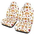 thumbnail image 1 of Honeii Fall Gnomes Harvest Print Car Seat Covers 2 Pieces, Full Set Universal Seat Covers for Cars, Waterproof Auto Seat Protectors, 1 of 7