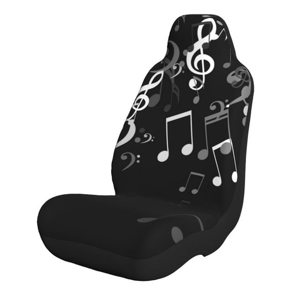 Honeii Falling Musical for Car Seat Covers Full Set, Seat Covers for Cars, Car Seat Protector Waterproof, Leather Car Seat Cushion-1