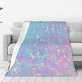 thumbnail image 1 of Honeii Fantasy Gradient Print Fleece Blanket - Throw Blanket for Bed, Sofa, Couch, Camping, and Travel , Microplush Ultra Soft Warm Blanket-50"x40", 1 of 7