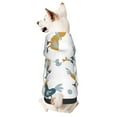 thumbnail image 1 of Honeii Farm Roosters Print Small Dog Hoodies Pet Hooded Sweatshirts Fall Winter Puppy Cat Sweaters Warm Clothes for Small Dogs Outfits Costume-Medium, 1 of 7