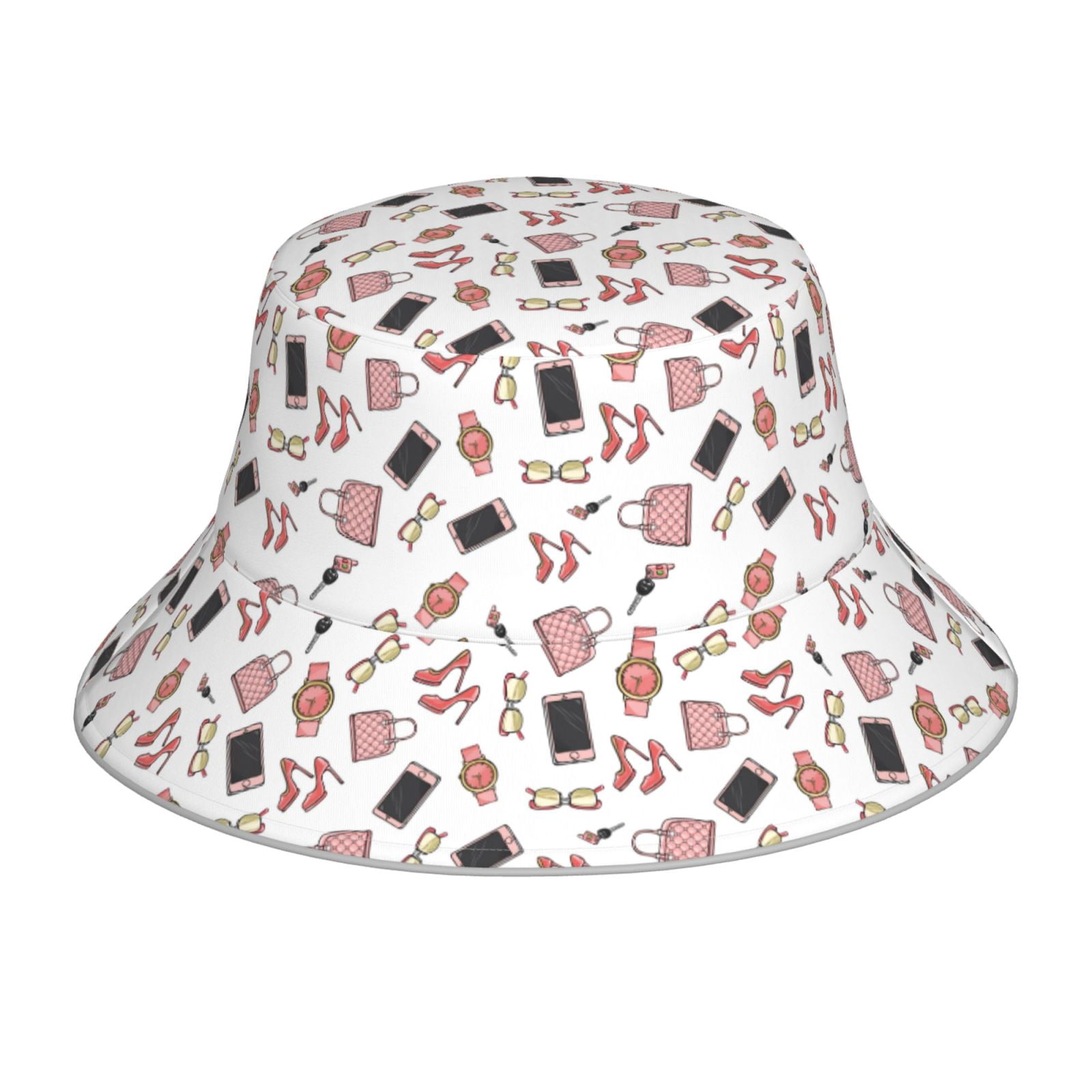 Honeii Fashion for Unisex Bucket Hat Waterproof Rain Hat Reversible ...