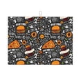 thumbnail image 1 of Honeii Fastfood 1 Print Kitchen Drying Mat Coffee Bar Mat Hide Stain Coffee Maker Mat for Countertops Coffee Pot Dish Drying Mat, 1 of 7