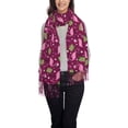 thumbnail image 1 of Honeii Festive Flamingos Print Scarf Oversized Scarf Tassel Fall Winter Thick Scarf Warm Shawl Women,Women's Scarves & Wraps, 1 of 8