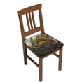 thumbnail image 1 of Honeii Floral Rhino With Birds Print Square Cushion Cover with Elastic Band & Ties,Sofa Cushion Covers,Furniture Protector for Living Room,Washable Sofa Seat Slipcover-Two Pieces, 1 of 7