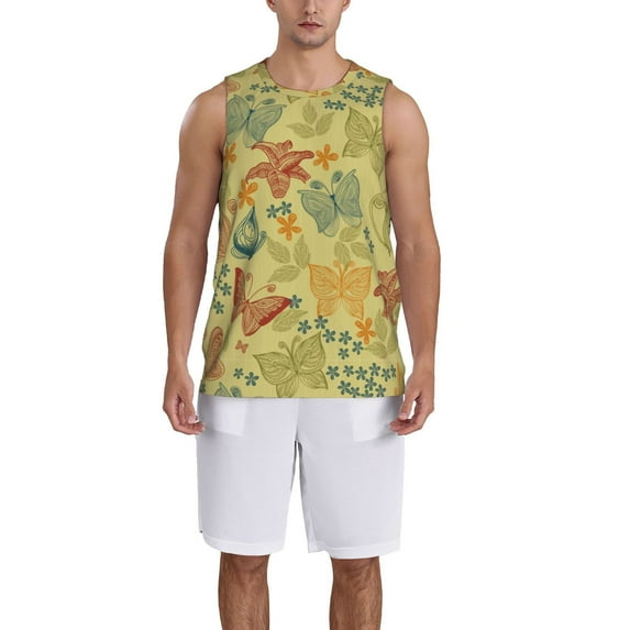 Honeii Floral with Butterflies print basktball shirt for men and women, Unisex basketball jersey for Theme party-4X-Large