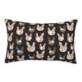 thumbnail image 1 of Honeii Flowe Rooster Decorative Throw Pillow Case - Elevate Your Couch, Sofa, or Bed with Stylish Home Decor, Perfect Gift Idea-14"x20", 1 of 6