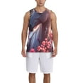 thumbnail image 1 of Honeii Flower White Horse print basktball shirt for men and women, Unisex basketball jersey for Theme party-XX-Large, 1 of 6
