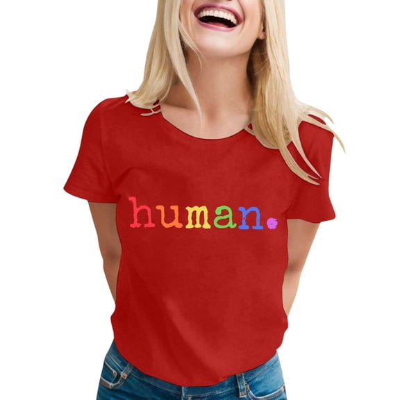 Women's T-Shirts Stylish Printed Crew Neck Top for Everyday Wear Unique Designs Comfortable Fit