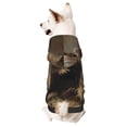 thumbnail image 1 of Honeii Football Loving Hamster Print Small Dog Hoodies Pet Hooded Sweatshirts Fall Winter Puppy Cat Sweaters Warm Clothes for Small Dogs Outfits Costume-Small, 1 of 7
