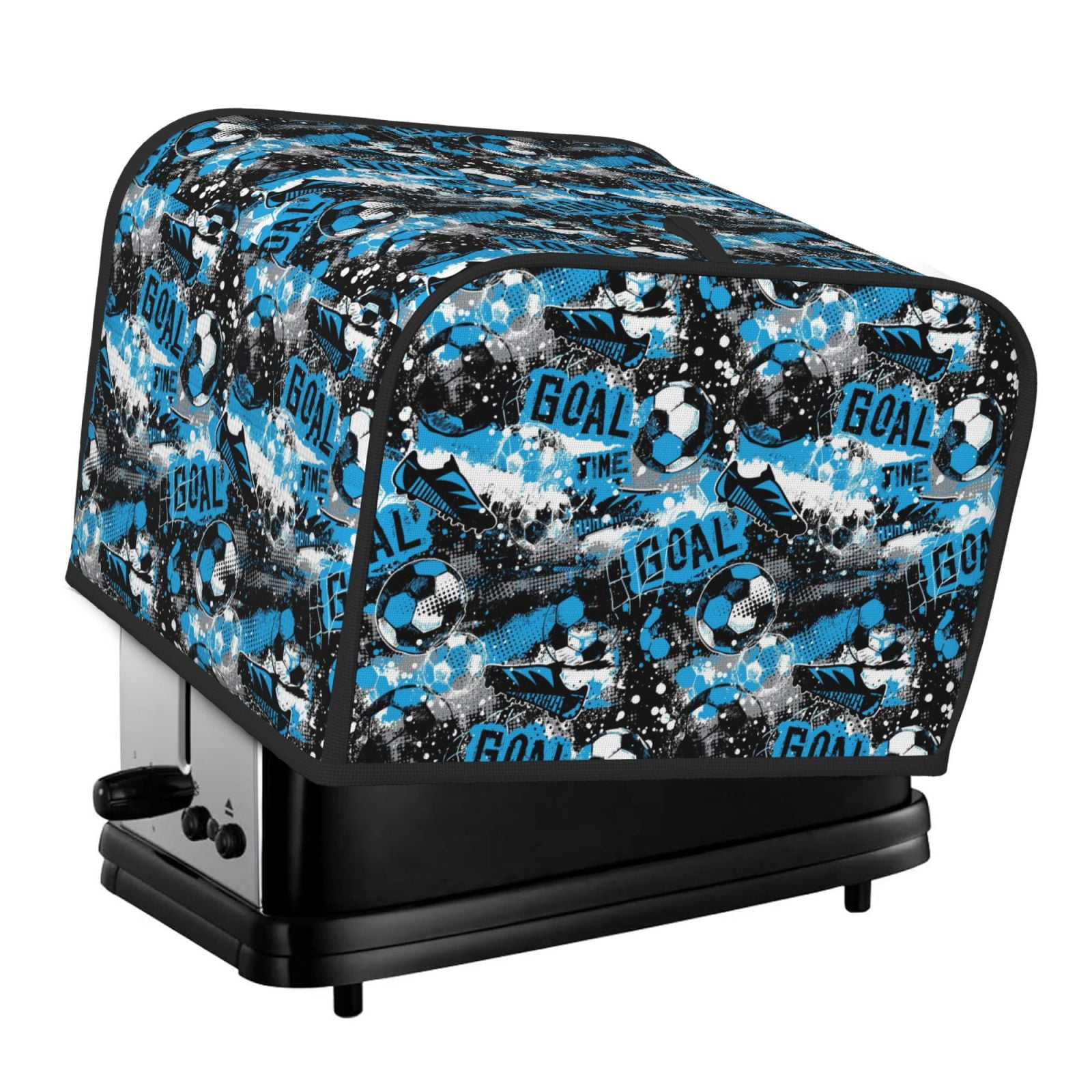 Honeii Football Time Print 4 slice Toaster Cover, Two Slice Toaster