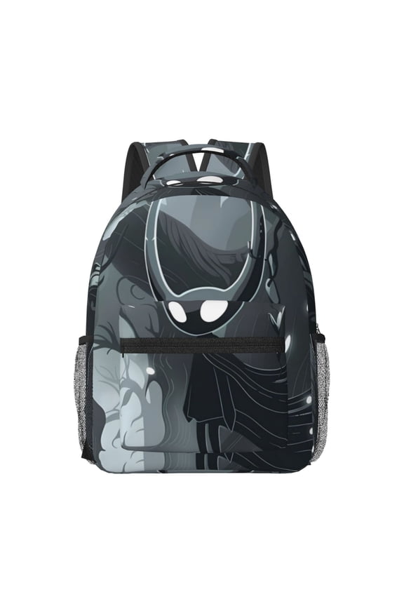 Forest Black Ghost Warrior Print Backpack for School,15.6 inch Laptop Back Pack for High School and College Students, Waterproof Computer Bookbag-One Size