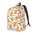thumbnail image 1 of Honeii Forest Squirrel Print Canvas Backpack for School & Outdoor,Laptop Excursion Backpack,Notebook School Bookbag For Men Women,for Work, Travel, and Everyday Use-Medium, 1 of 5